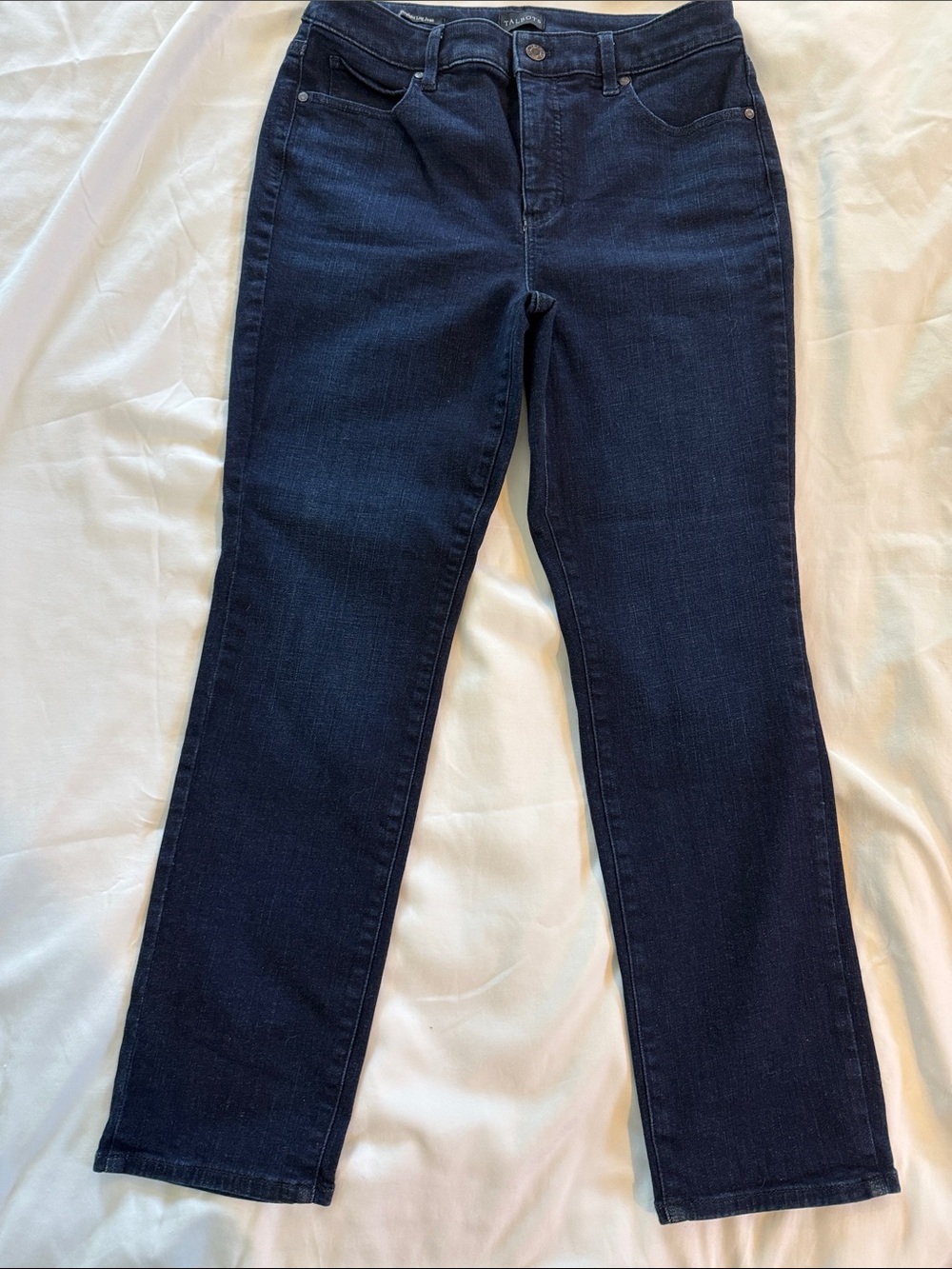 Talbots Dark Blue Straight-Leg Jeans